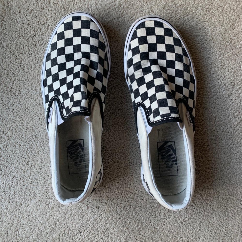 Vans Checkerboard Slip Ons